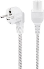 Angled Connection Cable with hot-condition coupler, 2 m, White and Silver