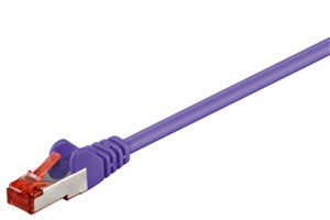 CAT 6 Patch Cable, S/FTP (PiMF), purple