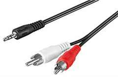 Audio Cable AUX Adapter, 3.5Â mm Male to Stereo RCA Male