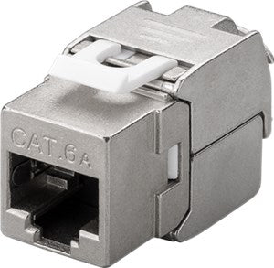 Keystone Module RJ45 CAT 6A, STP, 500 MHz, Slim-Line