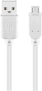 USB 2.0 Hi-Speed cable, white