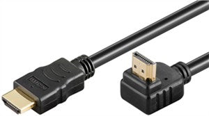 High Speed HDMIâ¢ Cable 90Â° with Ethernet (4K@60Hz)