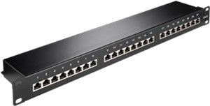 CAT 6 19-inch (48.3 cm) Patch Panel, 24 Port (1 U)