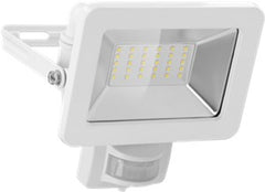 LED Outdoor Floodlight, 30 W, with Motion Sensor