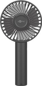 USB Hand Fan with Stand Function, Black