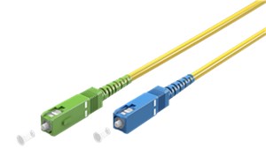 Fibre-optic Cable (FTTH), Singlemode (OS2) Yellow,(Simplex)