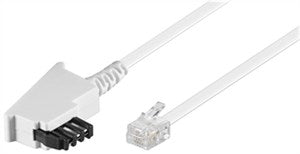 TAE-F Cable (Universal Pinout), white