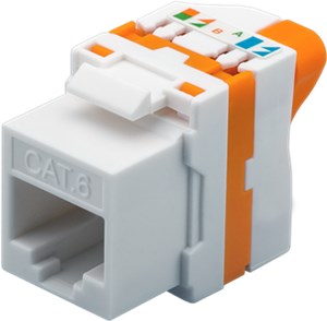 Keystone Module RJ45 CAT 6, UTP, 250 MHz