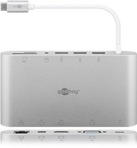 USB-Câ¢ Aluminium Multiport Adapter