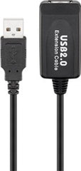 Active USB 2.0 Extension Cable, black