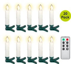 20 Wireless LED Christmas Tree Candles