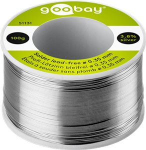 Professional Solder Lead-Free, Ã¸ 0.35 mm, 100 g