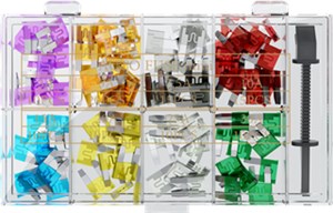 Car Blade Fuse Assortment, 101 pcs.