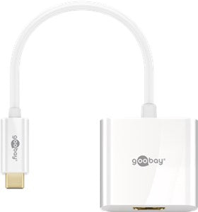 USB-Câ¢ HDMI Adapter, White