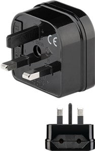 Mains Adapter UK, Black