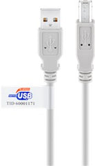 USB 2.0 Hi-Speed Cable with USB Certificate, grey