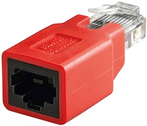 RJ45 Crossover Modular Adapter, CAT 5e