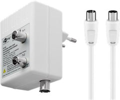 Two-Device Antenna Amplifier 15 dB (DVB-T, DVB-T2, DVB-C)