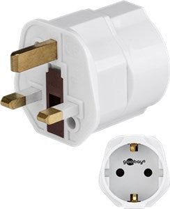 Mains Adapter UK, White