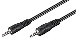 AUX Audio Connector Cable, 3.5Â mm Stereo, flat cable